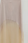 SWAYING/KNIT translucent mesh long skirt SW24SS3B21 gray rice PS81